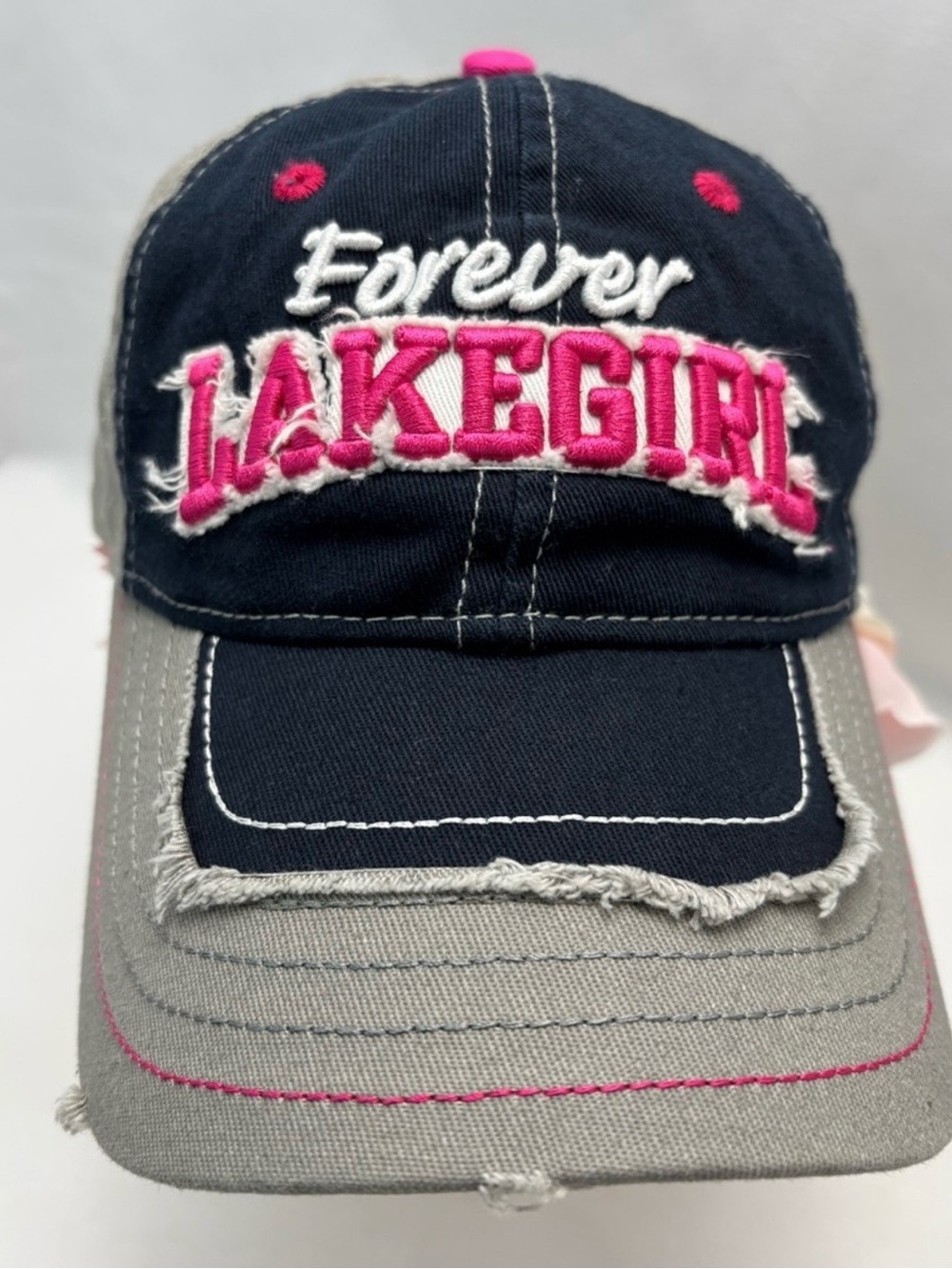 Lakegirl Distressed Baseball Cap